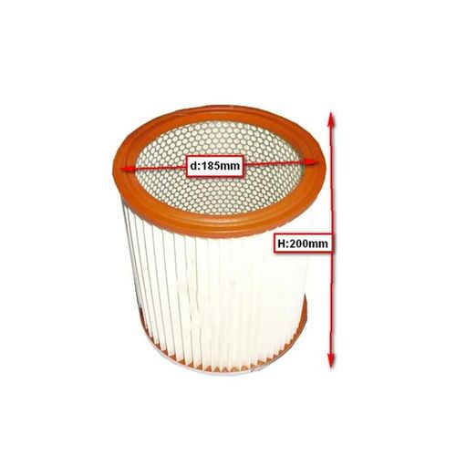 Filtre cylindre diam 185mm H 200 mm Aspirateur (ZR70 AEG AQUAVAC CALOR HOOVER ROWENTA)
