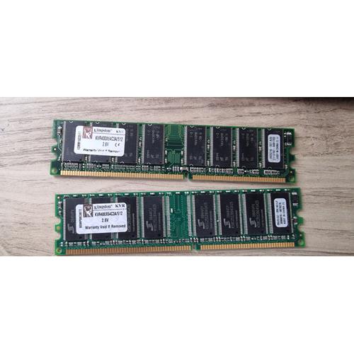 Kingston ValueRAM Mémoire RAM 512 Mo DIMM 184 broches DDR