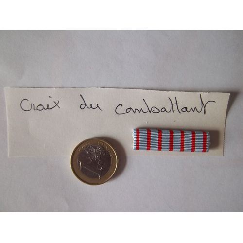 Insigne Militaire Barrette De Rappel Croix Du Combattant