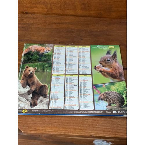 Almanach De La Poste Ou Calendrier Du Facteur, Collection Lavigne Vintage, 2017