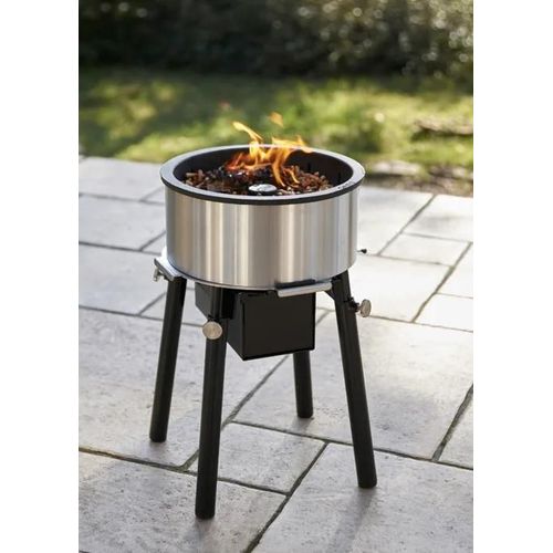 QAÏTO Camping Seau epoxy ARGENT - Brasero Plancha