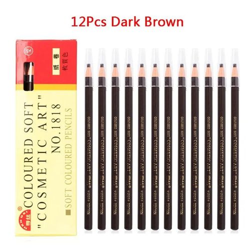 Eyeblogugpays L Cosmetics For Makeup",Tint Waterproof Microblading Pen,Long Lasting Waterproof,Blonde,Brown Eye Brow,"12pcs Set - Type 12pcs Dark Brown 