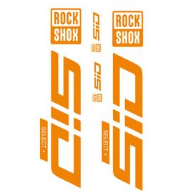 Rockshox Sid Select-Autocollants De Fourche Avant En Vinyle Transparent,Décalcomanies De Protection Pour Vtt Astronomique,Peinture De Vélo De Montagne - Type Clear Bottom Orange