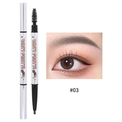Crayon Pour Les Yeux Noir Et Marron",Stylo Rotatif Imperm¿¿Able ¿¿ L'eau,Durable,Pas De Floraison,Triangle Lisse 256,Double T¿¿Te,Stylo De Tatouage,"Maquillage - Type A03 