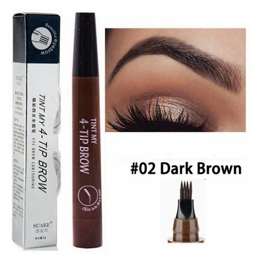Crayon De Maquillage Liquide Pour Les Yeux",Stylo De Tatouage Durable,Imperm¿¿Able,Marron,Pointe De Fourchette,"1 Pi¿¿Ce #B 
