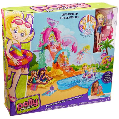 Jouet Le Parc À Dauphin Polly Pocket + 1 Poupée