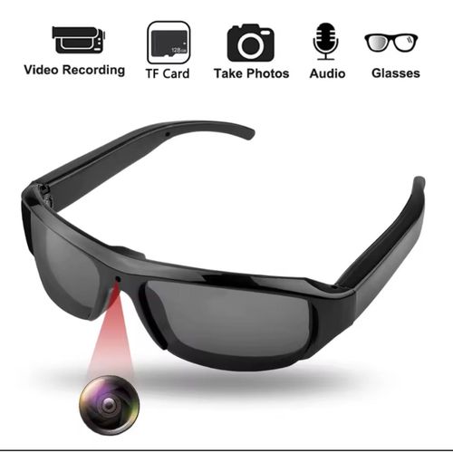 Lunettes Sports, Caméra HD 1080P - Surveillance