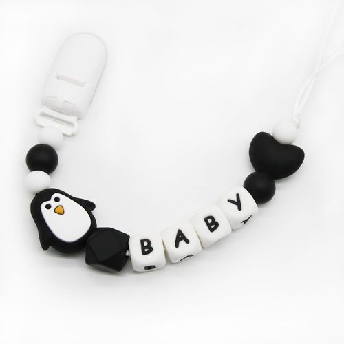 Cute-Idea 1 Set De Perles De Pingouin En Silicone