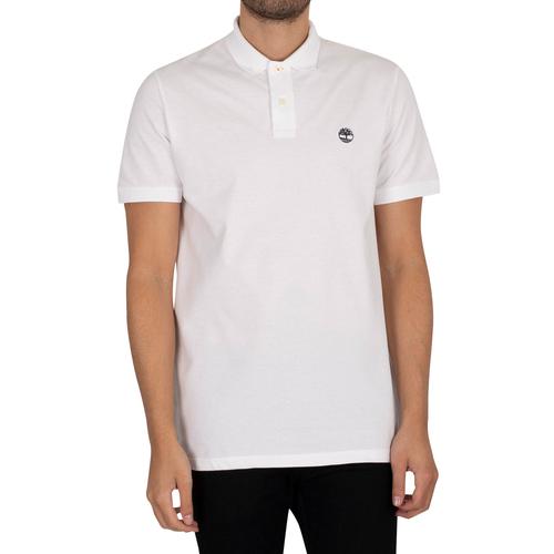 Timberland Polo Basique À Logo, Blanc