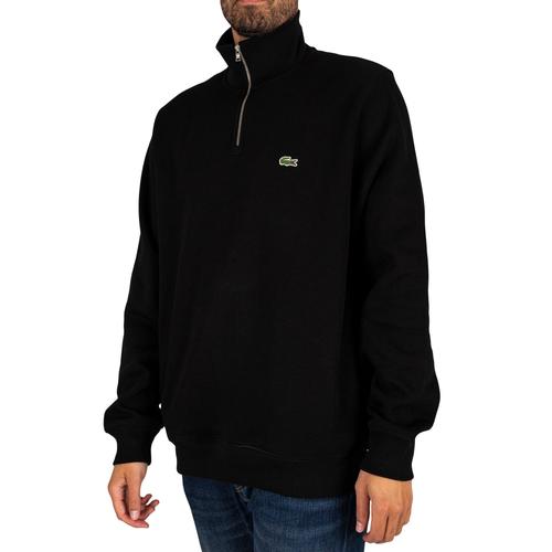 Pull col zippé outlet lacoste