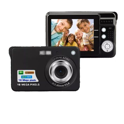 Appareil Photo Numérique Portable 18MP Zoom 8x Noir YONIS