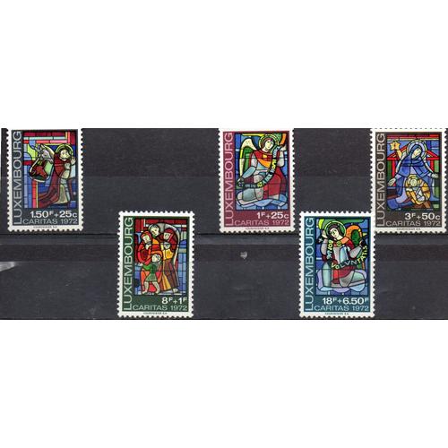 Luxembourg Timbres Caritas 1972