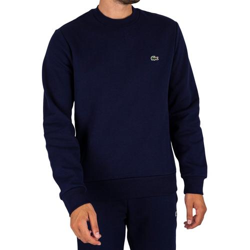 Lacoste Sweat-Shirt À Logo, Bleu