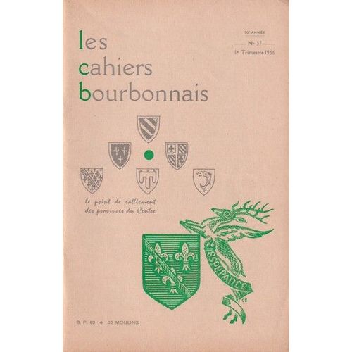 Les Cahiers Bourbonnais N ° 37