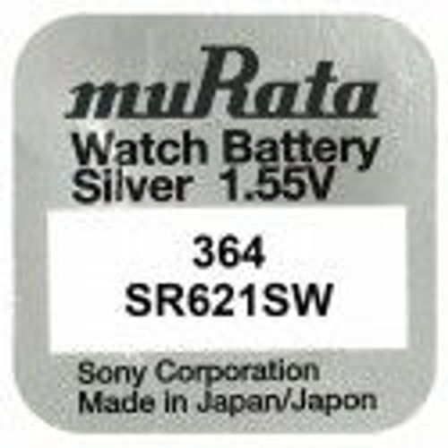 MURATA 364 SR621SW Watch Battery Silver 1,55V