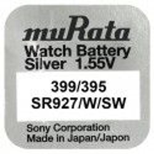 Murata 399/395 SR 927/W/SW WATCH Battery Silver 1,55 V