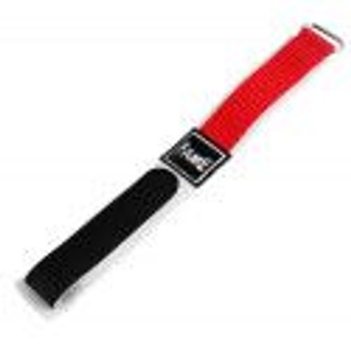 Bracelet De Montre Scratch Fame Blanc Rouge 16 Mm (X-5)