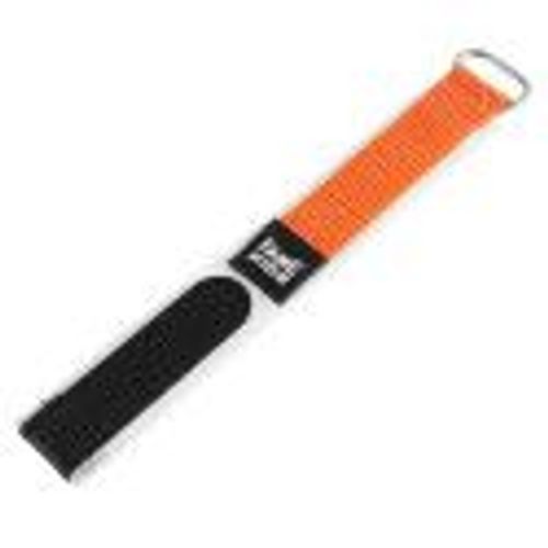 Bracelet De Montre Scratch Fame Blanc Orange 16 Mm (Ts-9)