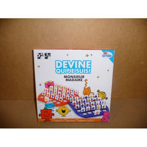 Jeu - Devine Qui Je Suis ! Monsieur Madame