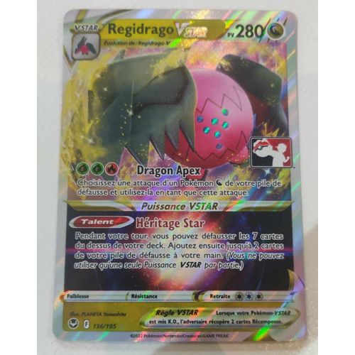Pokemon Regidrago Vstar 136 / 195 World Trainer 2024