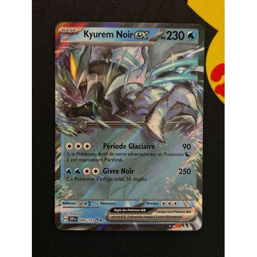 Carte Pokemon - Kyurem Noir Ex - 048/191 - Ev08 Etincelles Déferlantes