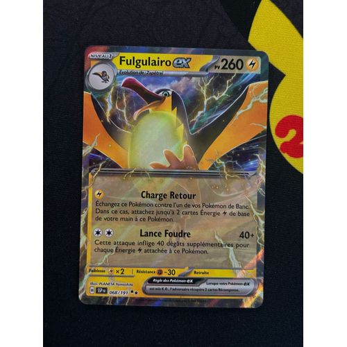 Carte Pokemon - Fulgulairo Ex - 068/191 - Ev08 Etincelles Déferlantes