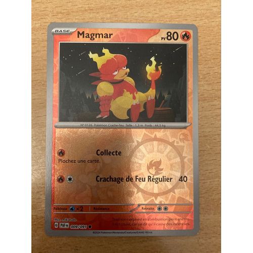 (2448) Magmar 9/91 Pokemon 