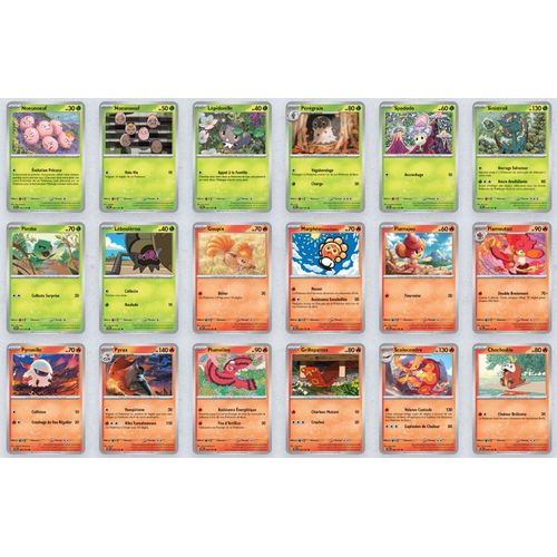 Série Set Complet 165 Cartes 88 Communes 61 Peu Communes Unco 16 Holo Holographiques Pokémon Ecarlate Et Violet 8 Ev8 Ev08 Etincelles Déferlantes