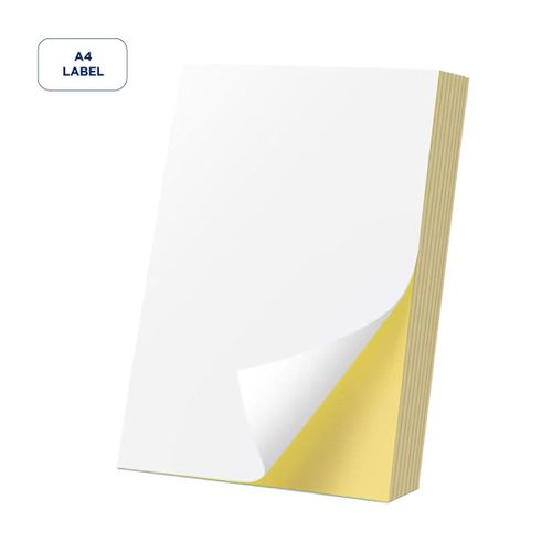 100 Étiquettes Autocollantes 210x297 Mm Pour Imprimantes Laser, Jet D'encre Et Photocopieur