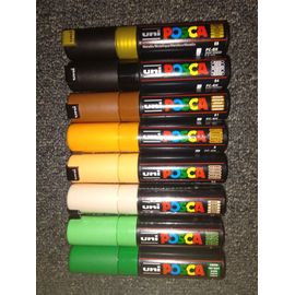 Posca : Lot De 8 Pc-8k(Couleurs Chaudes)