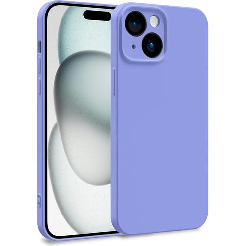 Trahoo-Coque Pour Iphone 15 - Case Protection Rigide Anti Choc Avec Doublure Microfibre - Lila