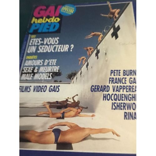 Gai Pied 130/131 Films Vidéo Gay Hocquenghem France Gall Rinaldi 