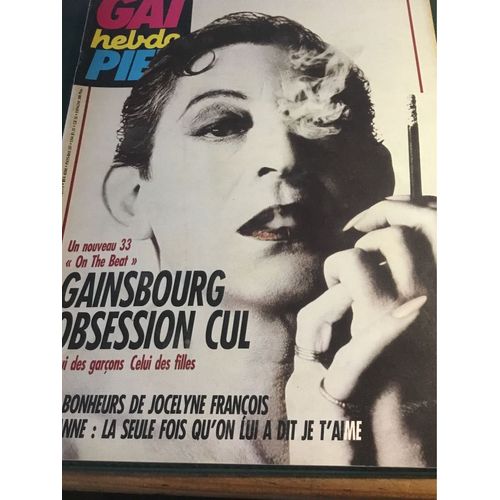 Gai Pied 137 Serge Gainsbourg Philippe Chauveau