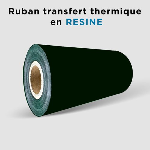 Ruban à transfert thermique compatible avec les imprimantes thermiques 110mmx300mL