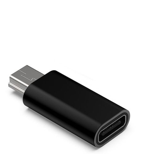 Adaptateur Mini USB vers Type C,5 broches mâle,Mini USB vers femelle,connecteur de transfert de données pour MP3,appareil photo PC, - Type Style A 1pc