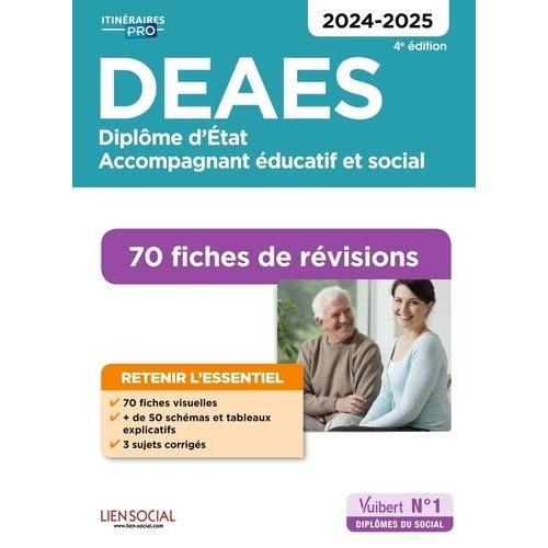 Deaes Diplôme D'etat Accompagnant Éducatif Et Social - 70 Fiches De Révisions