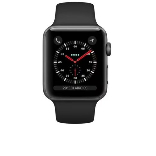 Apple Watch Series (GPS) Boîtier 42 mm Space Grey Bracelet