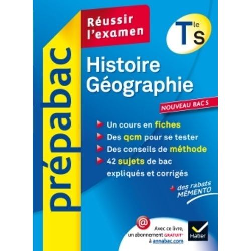 Histoire-Géographie Tle S - Réussir L'examen