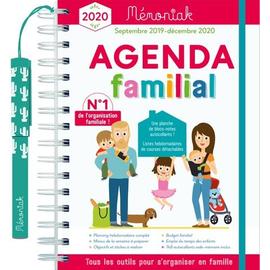 Agenda familial de poche Memoniak 2021 2022 Pas Cher