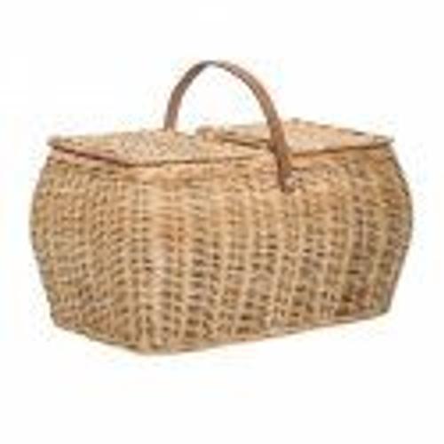 Bloomingville - Rattan Basket For Picnic - Natur (90907051)