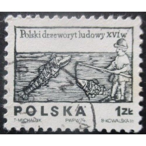 Pologne N°2189 Gravure Sur Bois Oblitéré