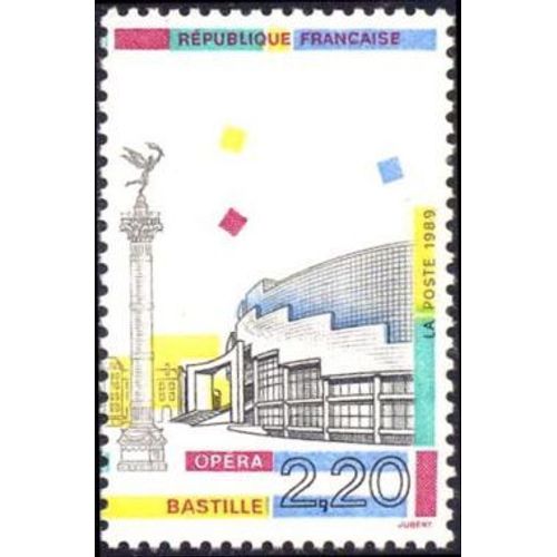 Timbre Oblitéré - Panorama De Paris - Opéra Bastille - N° 2583