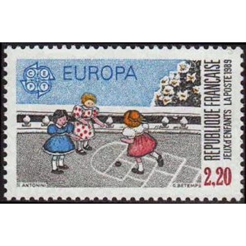 Timbre Non Oblitéré - Europa – Cept Jeux D'enfants - Marelle - N° 2584