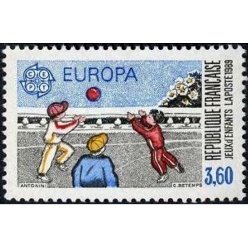Timbre Non Oblitéré - Europa – Cept Jeux D'enfants - Ballon - N° 2585