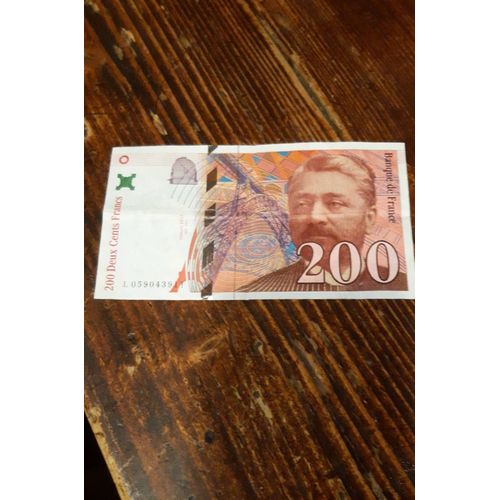 Billet De 200 Francs Français 1997