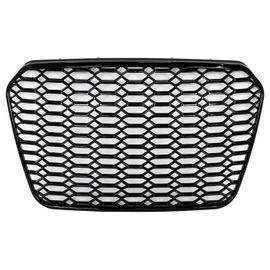 Grille Calandre Pour Audi A6 C7 4g 2011-2014 Standard S-Line Noir Sans Badge