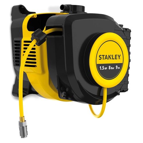 Compresseur mural Stanley WALL TECH 1.5HP 8bar avec enrouleur