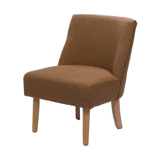 Fauteuil Dag Bouclette Marron (Lot De 2)