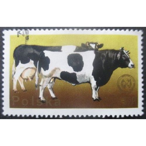Pologne N°2219 Vaches Oblitéré