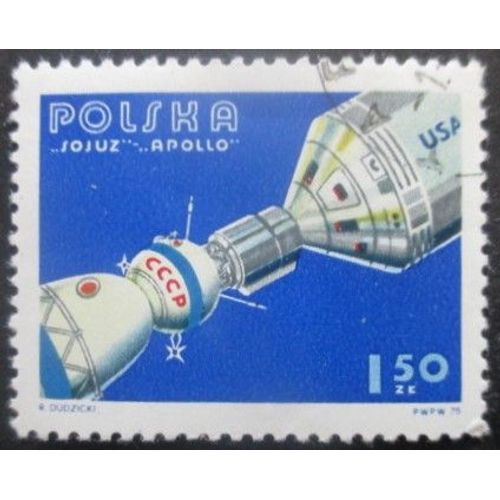 Pologne N°2225 Soyouz Et Apollo Oblitéré